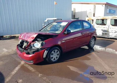 2007 Hyundai Accent Gs z USA, uszkodzony, nr VIN KMHCM36CX7U036376